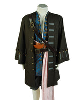 Pirates of the Caribbean 5 Fluch der Karibik Jack Sparrow Johnny Depp Set Cosplay Kostüm - cosplaycartde